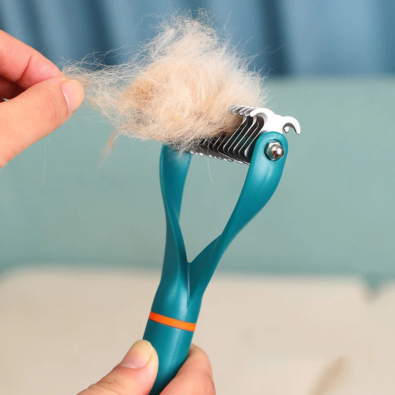 Cat Dog Pet Hair Remover Brush Comb for Dogs Gotas Border Collie Cleaning Tool Long Hair Curly Mascotas Grooming Accessories