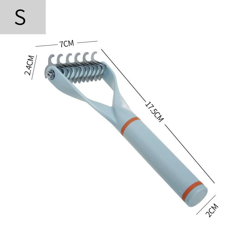 Cat Dog Pet Hair Remover Brush Comb for Dogs Gotas Border Collie Cleaning Tool Long Hair Curly Mascotas Grooming Accessories