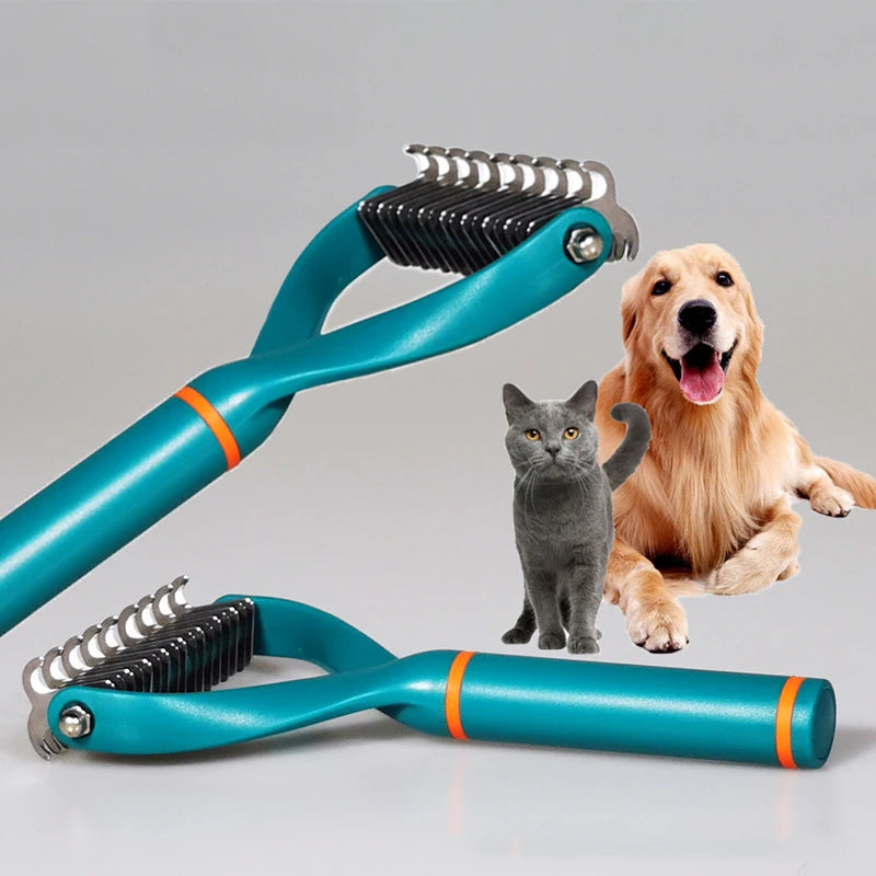 Cat Dog Pet Hair Remover Brush Comb for Dogs Gotas Border Collie Cleaning Tool Long Hair Curly Mascotas Grooming Accessories