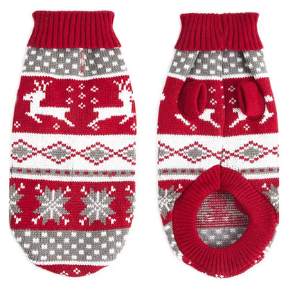 Cute Pet Dog Sweater for Small Dogs Winter Warm Puppy Cat Clothes Dachshund Pullover Mascotas Costume Clothing Roupa Cachorro