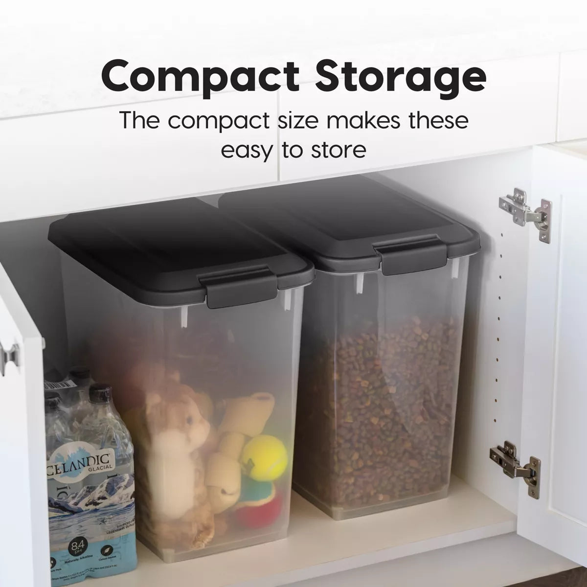 IRIS Airtight Pet Food Storage Containers